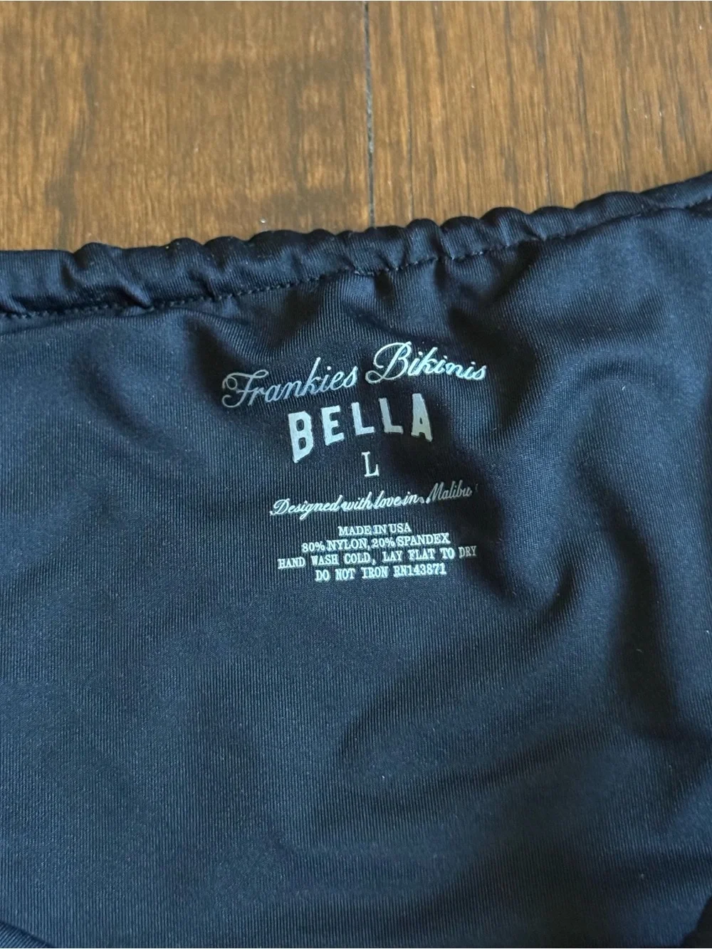 Frankie's Bikinis Black Bella Bikini Bottom